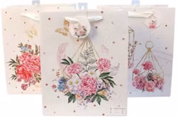 Större presentpåse - Blommor (välj själv vilken variant du vill ha)