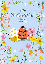 Påskkort med kuvert - Påskönskningar  (Fraktfritt)