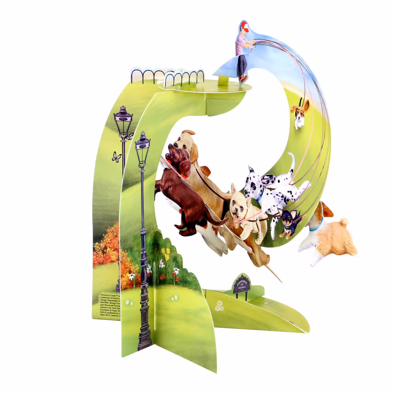 Magiskt gratulationskort - Hundar, hundar, hundar (Fraktfritt)