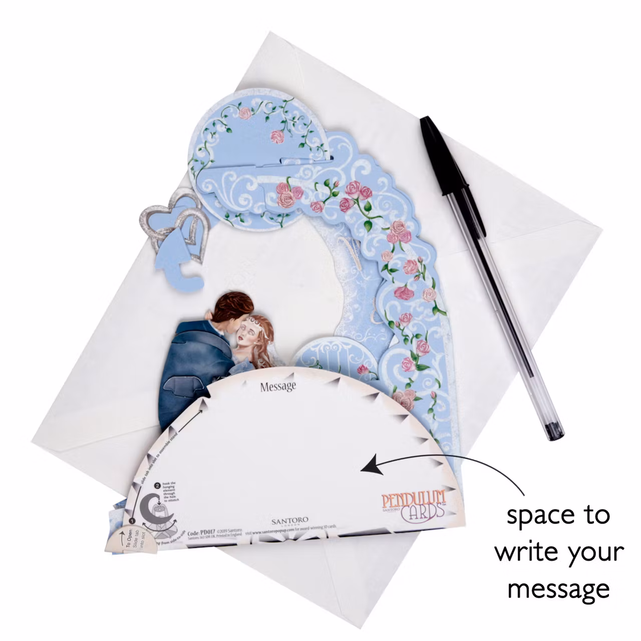 Magiska gratulationskort - Mr and Mrs (Fraktfritt)