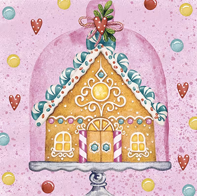 Pepparkakshus - Servetter