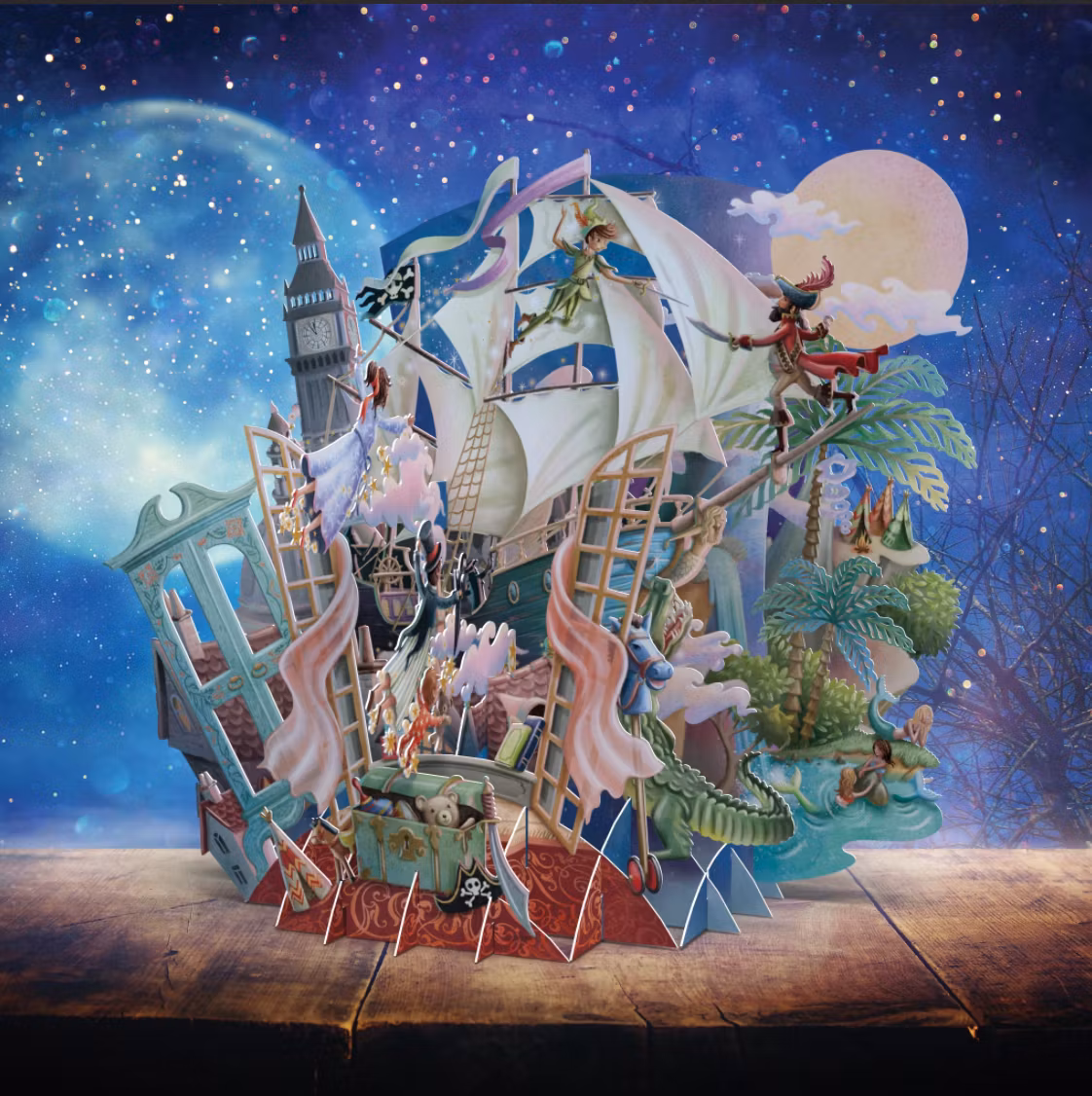 Magiska gratulationskort - Peter Pan (Fraktfritt)