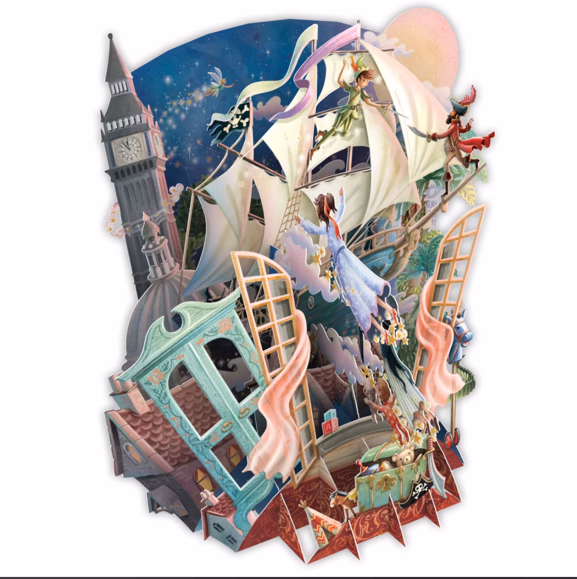 Magiska gratulationskort - Peter Pan (Fraktfritt)