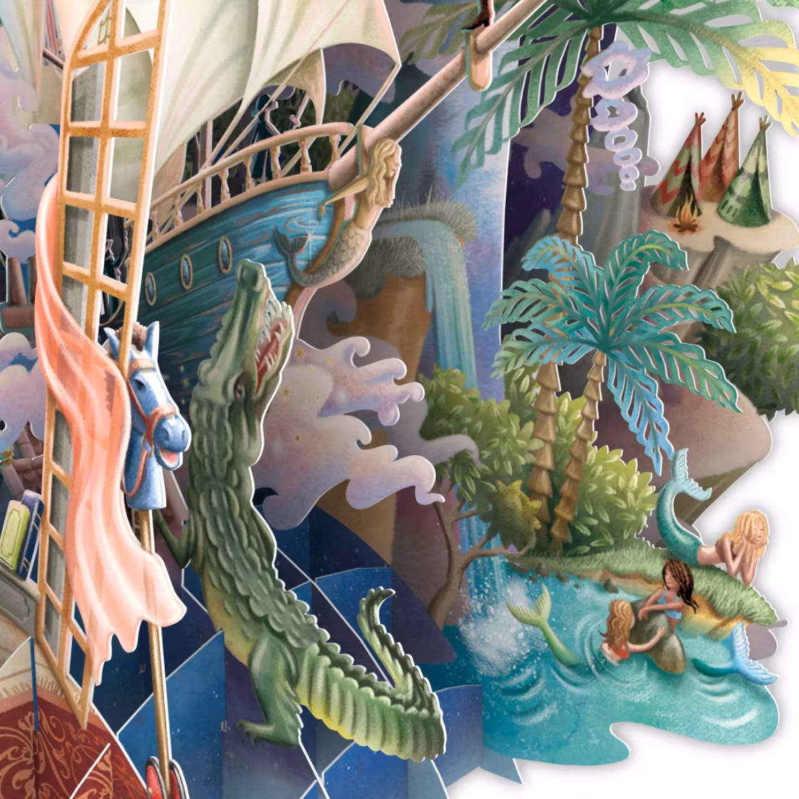 Magiska gratulationskort - Peter Pan (Fraktfritt)