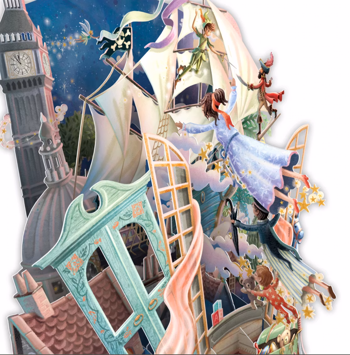 Magiska gratulationskort - Peter Pan (Fraktfritt)