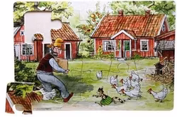 Pussel - Pettson & Findus på gården (15 bitar)