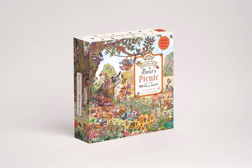 Pussel - Den magiska skogen - Björnens picknick (100 bitar)