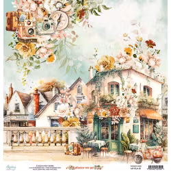 Vackra pysselpapper - Reseminnen (24 ark) 15 x 15 cm