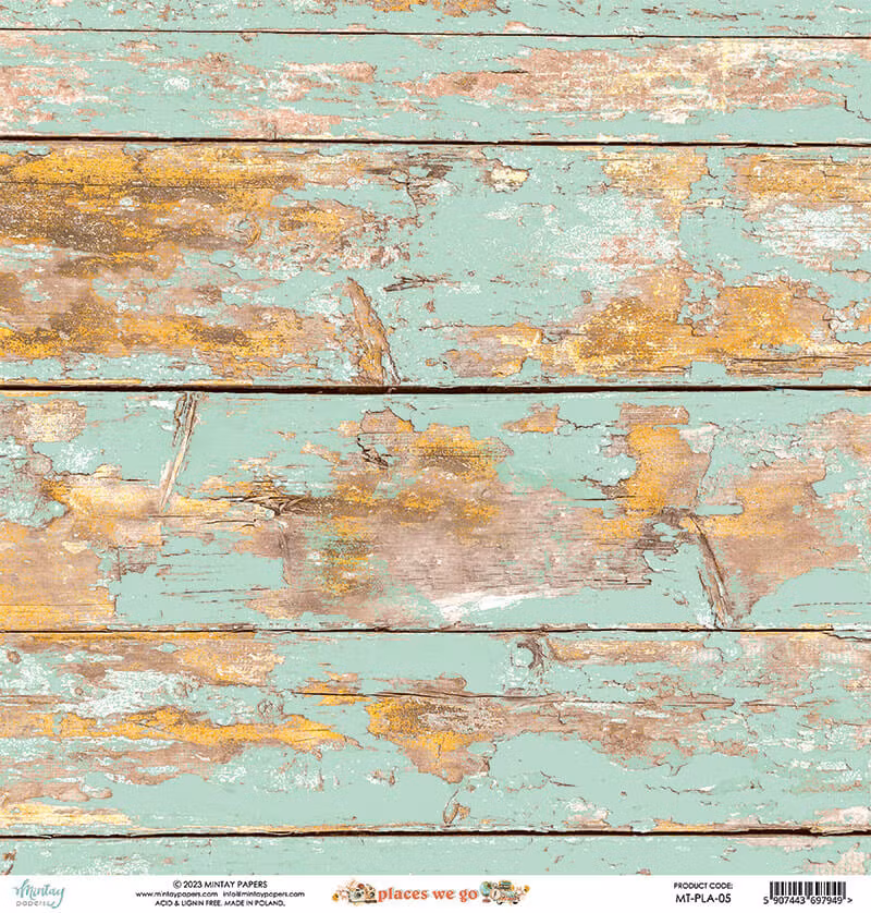 Vackra pysselpapper - Places we go