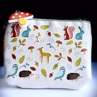 Portmonnä med skogdjur - Samla dina små skatter