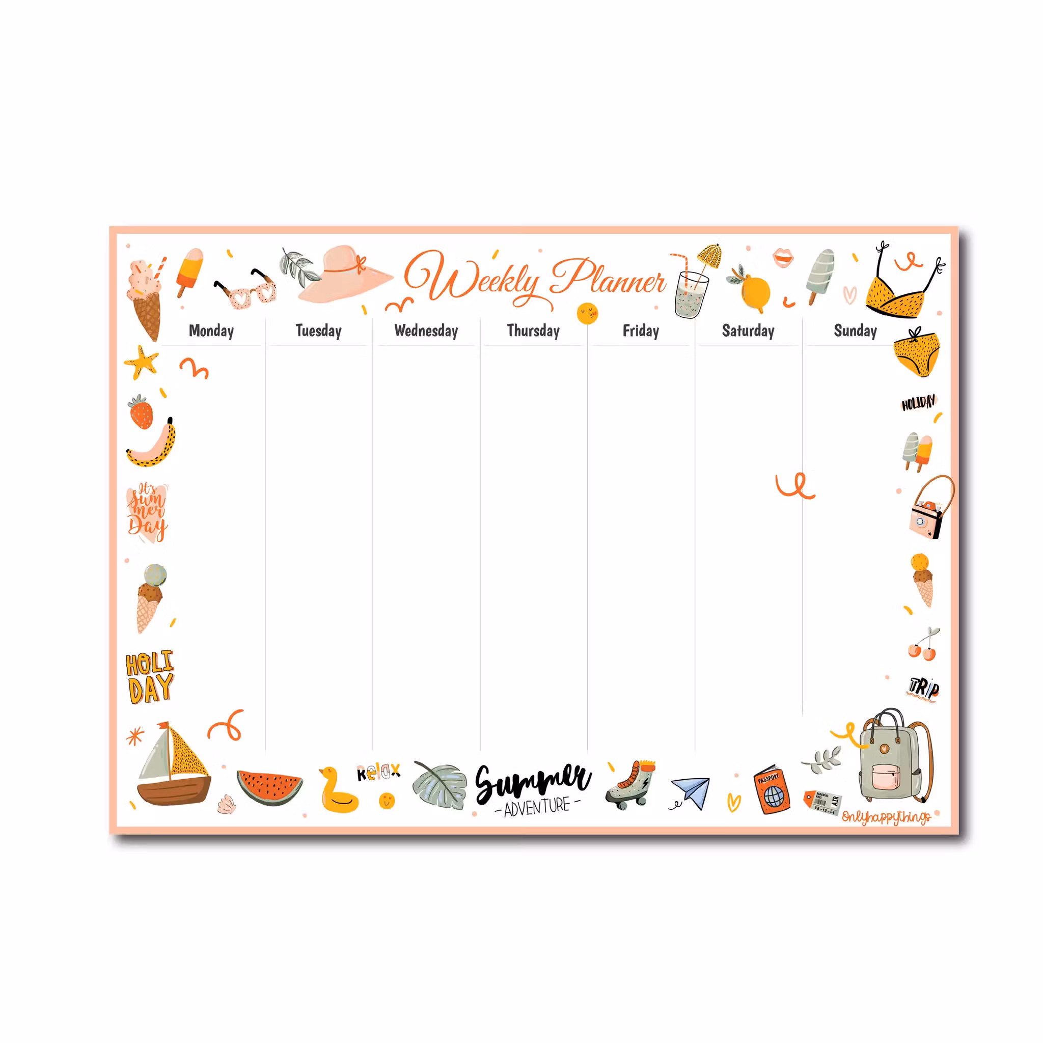 Planering för sommaren