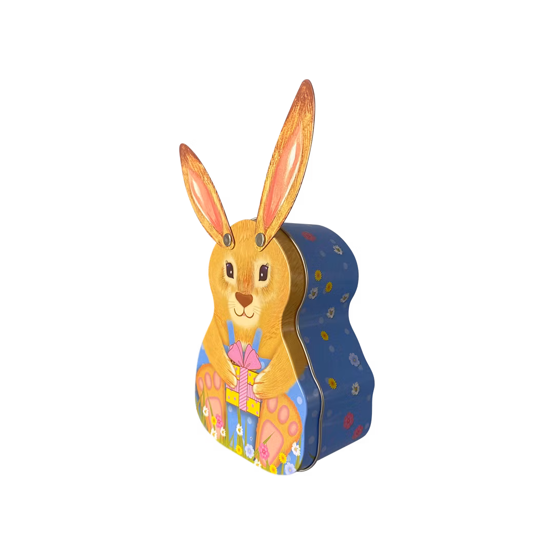 Plåtburkar Påskkaniner (4 olika motiv att välja bland)