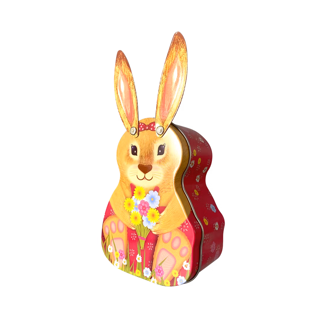 Plåtburkar Påskkaniner (4 olika motiv att välja bland)