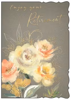 Dubbelt kort med kuvert - Enjoy your retirement (Fraktfritt)