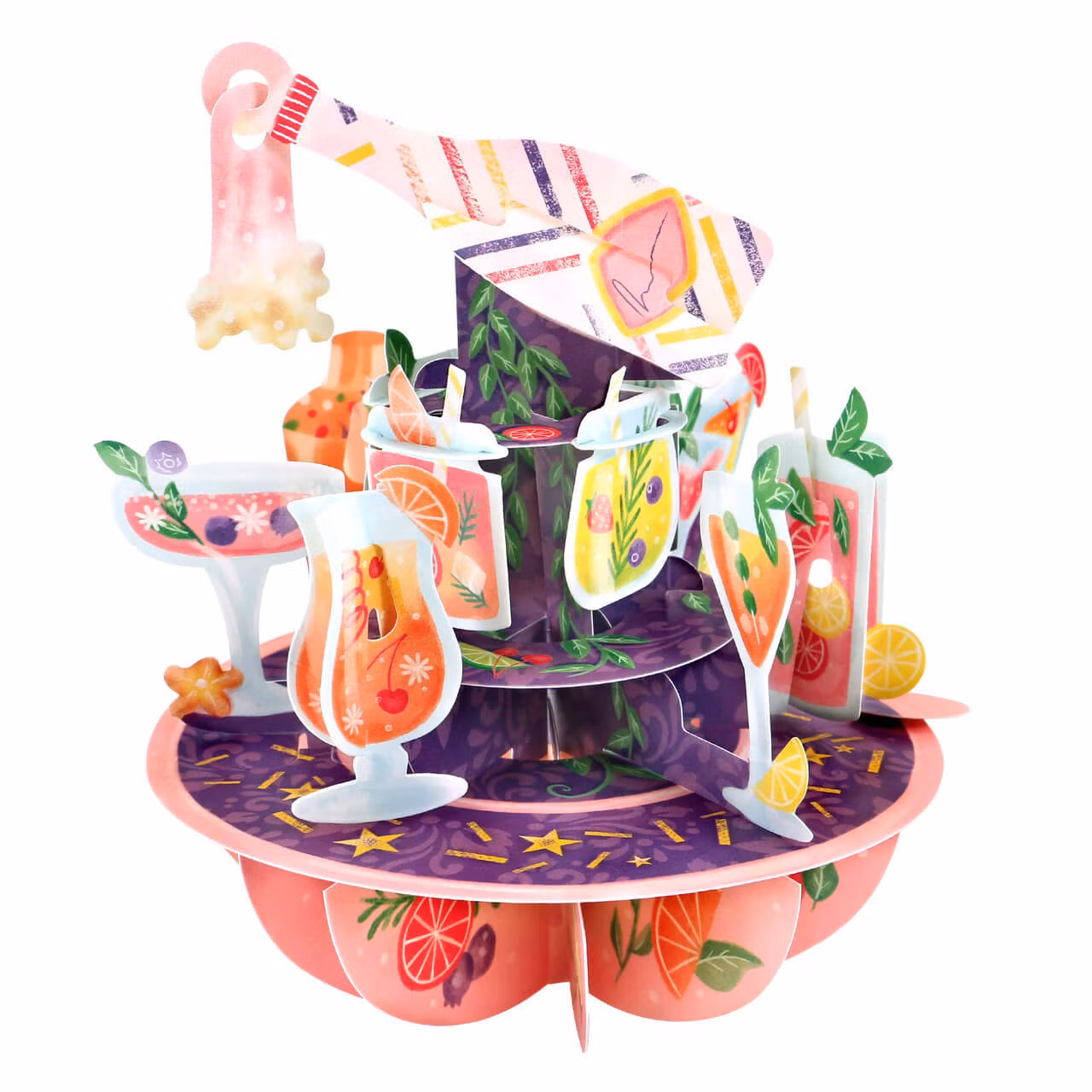 Magiska gratulationskort - Festliga drinkar (Fraktfritt)