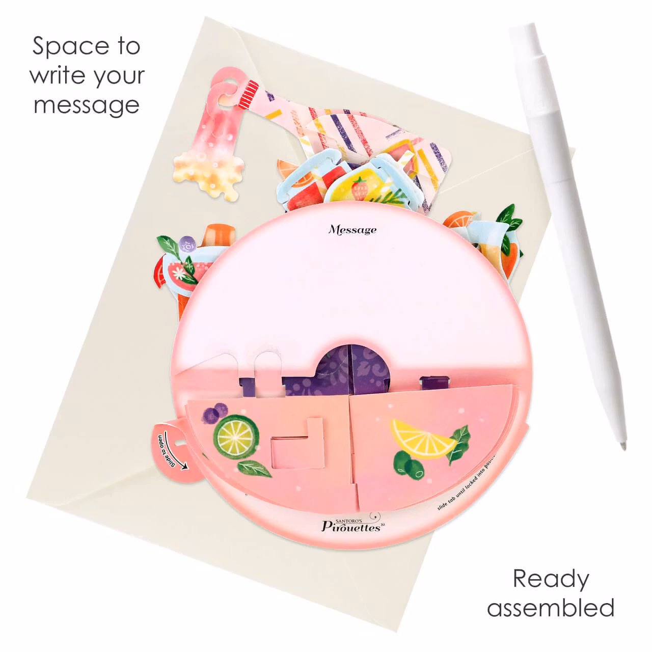 Magiska gratulationskort - Festliga drinkar (Fraktfritt)