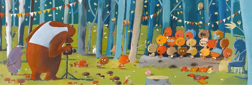 Pussel - Skogens vänner (100 bitar)