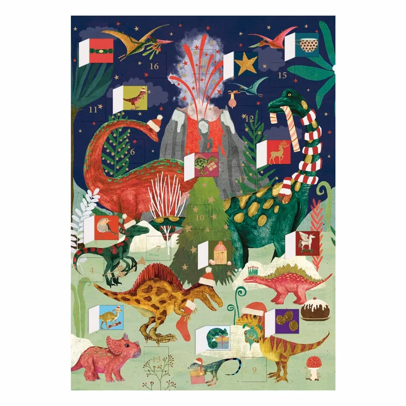 Stor adventskalender - Dinosaurier
