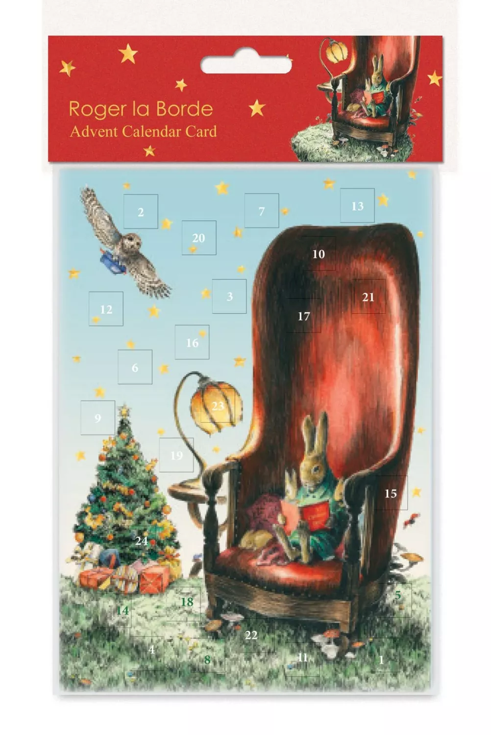 Liten Adventskalender som julkort - Godnattstunden
