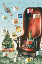 Liten Adventskalender som julkort - Godnattstunden
