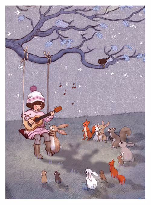 Enkelt Kort - Sångstund i månens sken (Fraktfritt)