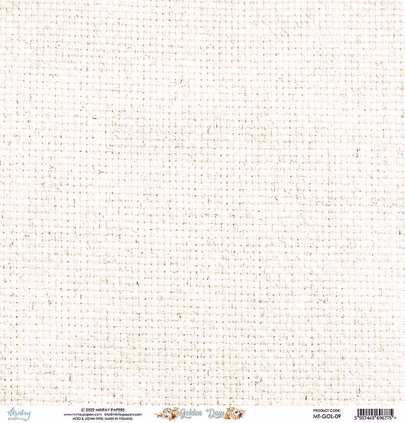 Vackra pysselpapper - Golden days (24 ark) 15 x 15 cm