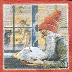 Servetter - Tomtens gröt