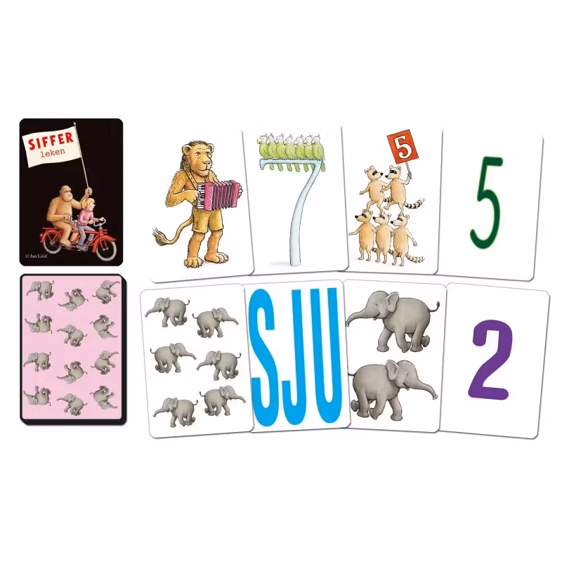 Siffer-leken - Spelet där du övar på siffrorna (från ca 6 år)