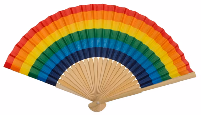 Vacker solfjäder - Regnbåge