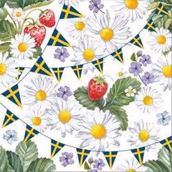Servetter - Flagga för sommaren