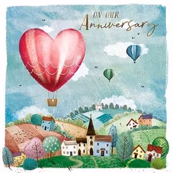 Dubbelt kort med kuvert - På vår bröllopsdag (Fraktfritt)