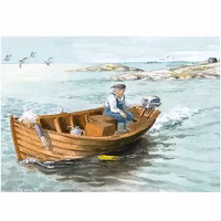 Enkelt Kort - Stinas sommar (Fraktfritt)