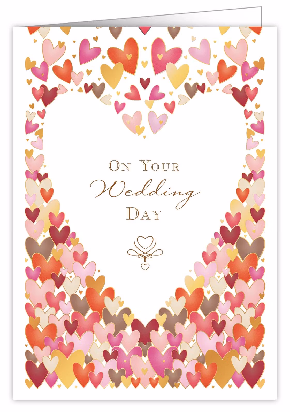 Stort Kort med kuvert - På er bröllopsdag (Fraktfritt)