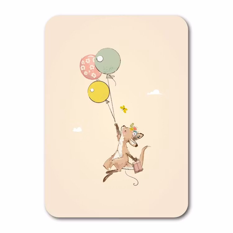 Enkelt Kort - Svävande känguru (Fraktfritt)