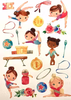 Underbara Tatueringar - Dansöser (Fraktfritt)