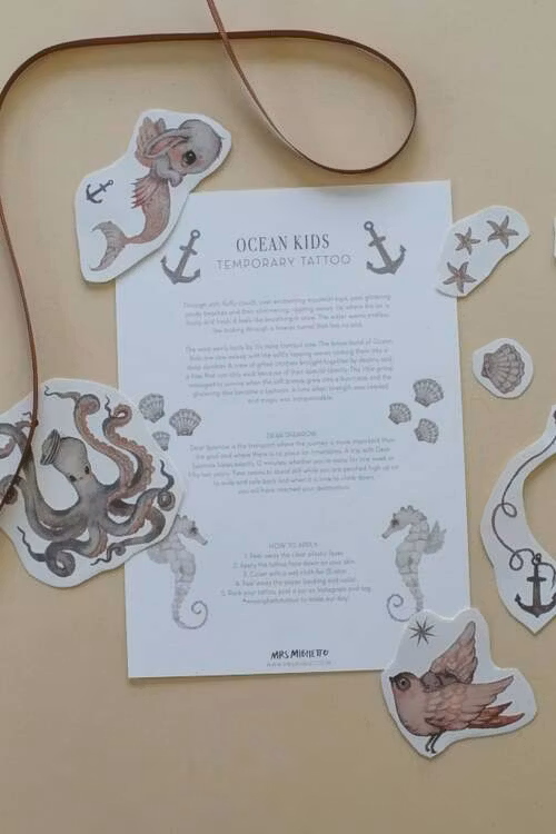 Tatueringar - Ocean Kids - Från Mrs Mighetto