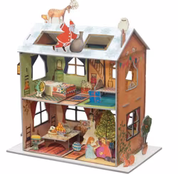 Adventskalender - Tryck ut och bygg ihop (Natten före julafton)