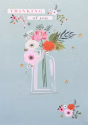 Kort med kuvert - Thinking of you (Fraktfritt)