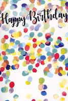 Dubbelt kort med kuvert - Grattiskonfetti (Fraktfritt)