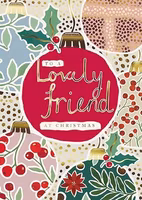 Dubbelt julkort med kuvert - Julkulan och de röda bären (Fraktfritt)