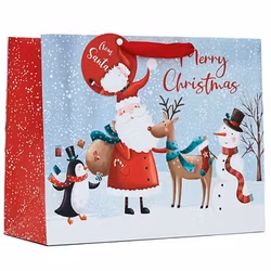 Julklappspåse - Tomten och hans vänner