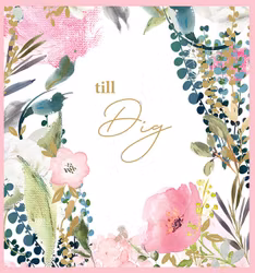 Dubbelt kort med kuvert - Till dig (Fraktfritt)