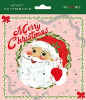 Adventskalender med kuvert - Glada tomten (Fraktfritt)