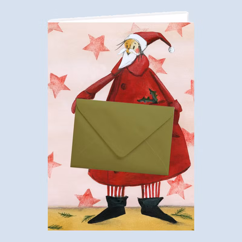 Kort med kuvert - Tomtekuvertet (Fraktfritt)