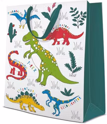 Mellanstor Presentpåse - Dinosaurier