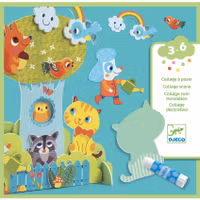 Pyssel med vännerna i trädgården