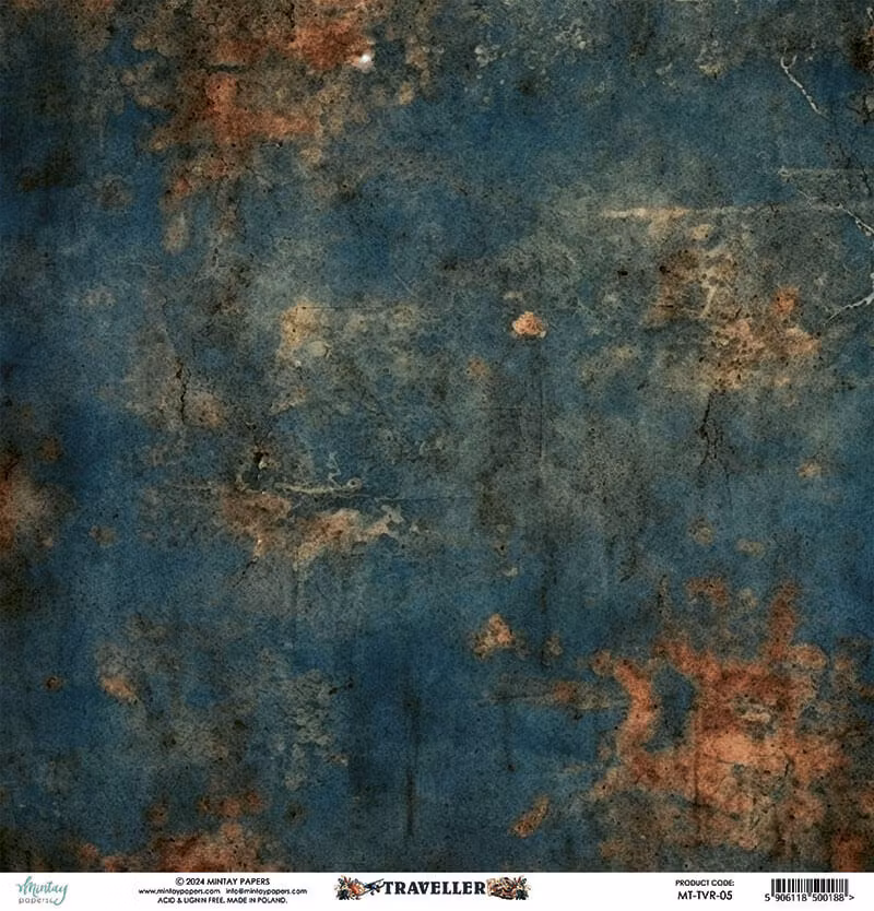 Vackra pysselpapper - Traveller (24 ark) 15 x 15 cm