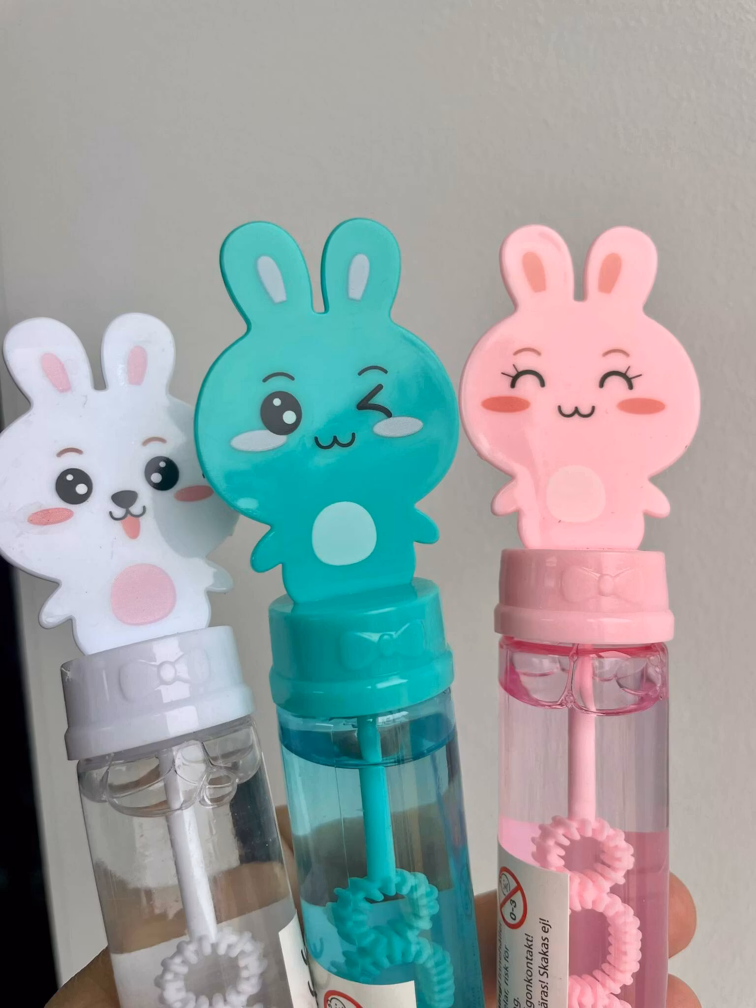 Små såpbubblor med kaniner (välj vilken du vill ha)