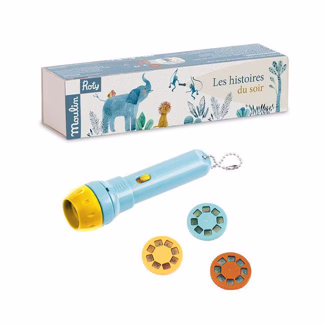 Ficklampa med berättelser 'De tre vännerna' från Moulin Roty