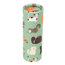 Små pennor i en tub - Katter (12 pennor)